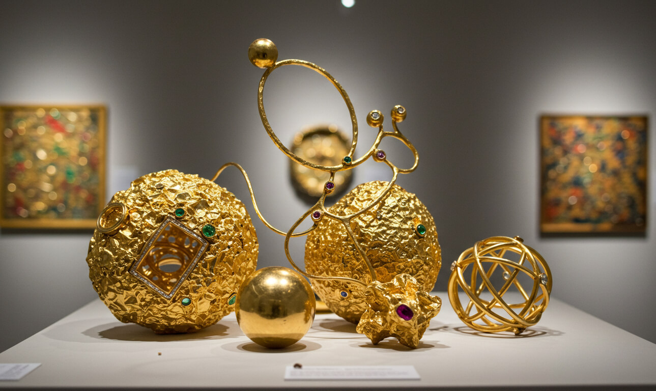 الذهب والمجوهرات في الفن المعاصر: بعيداً عن الزينة التقليدية