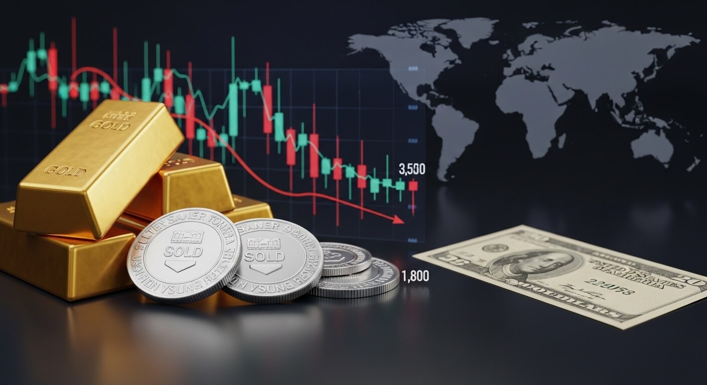 الحرب تغيّر قواعد الملاذات الآمنة.. الذهب والفضة يتراجعان والدولار يرتفع