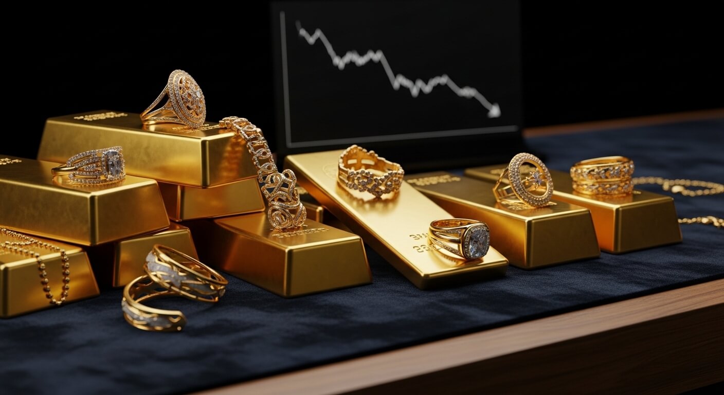 الذهب يبدأ أسبوع الفيدرالي على انخفاض