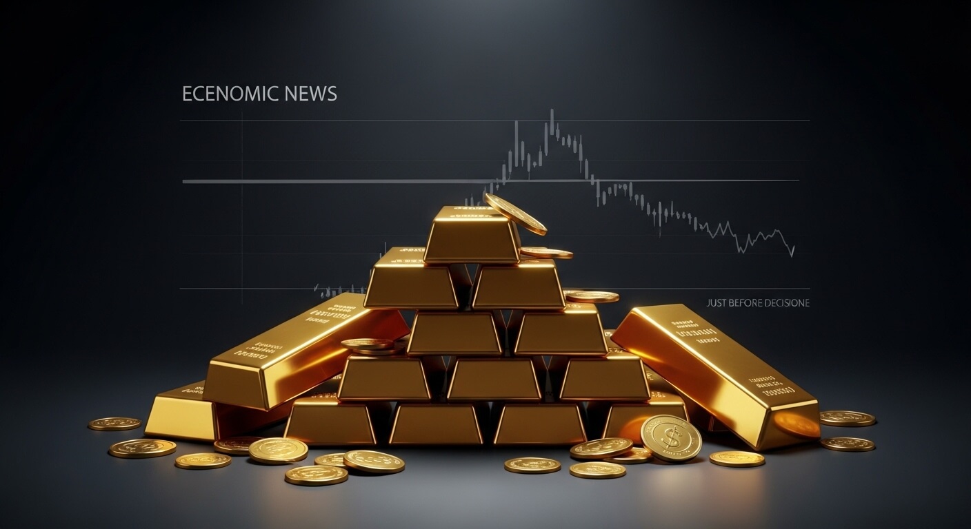 الذهب يتراجع بشكل محدود قبل قرار الفيدرالي