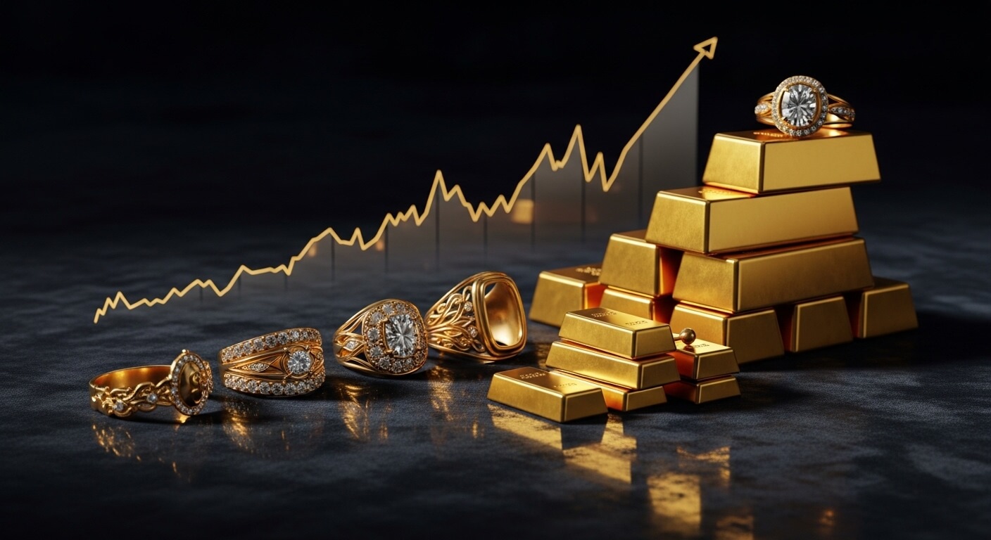 غرام الذهب يرتفع 350 ليرة في السوق السورية